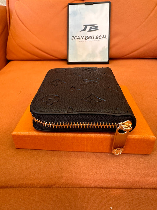 [Normal Quality]Louis Vuitton Empreinte Zippy coin purse black