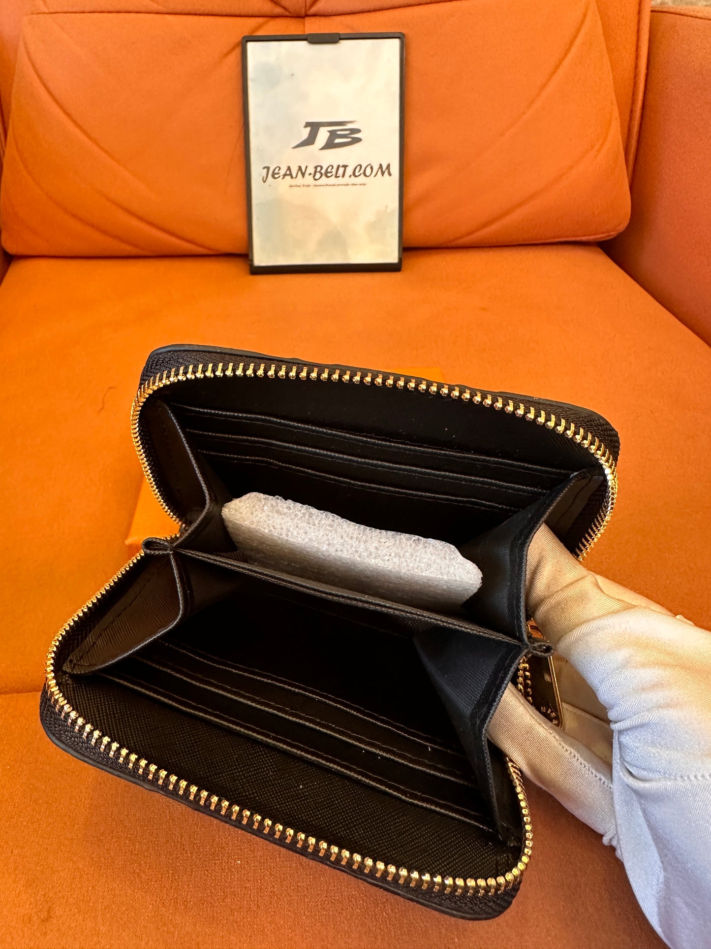 [Calidad normal]Monedero Louis Vuitton Empreinte Zippy negro