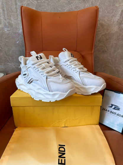 Zapatillas blancas Flow Runner de Fendi