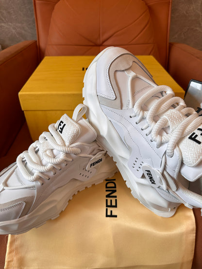 Zapatillas blancas Flow Runner de Fendi