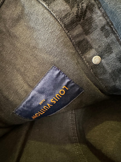 Louis Vuitton Black Checkerboard Denim Jacket
