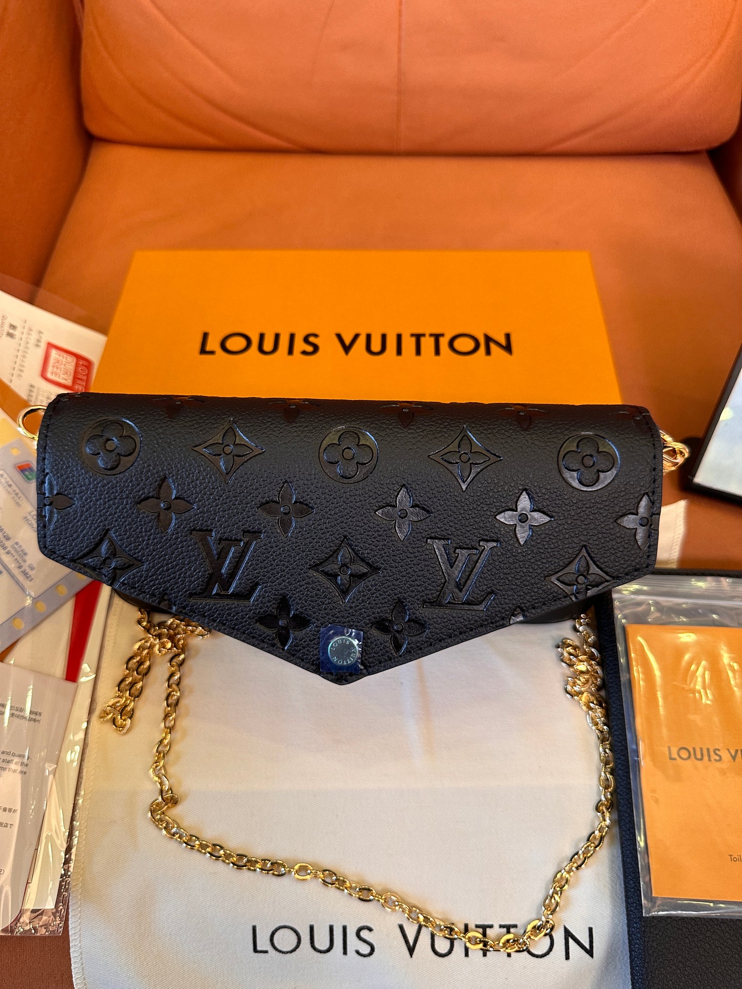 Louis Vuitton Pochette Félicie en cuero empreinte Monogram