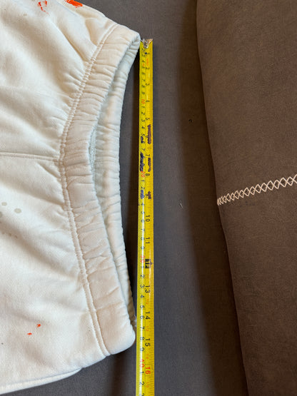 Gallery Dept. Paint-Splatter Sweatpants – Off-White / Beige Casual Trousers