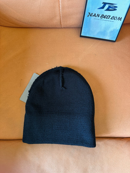 Gorro negro con el logotipo de Balenciaga bordado