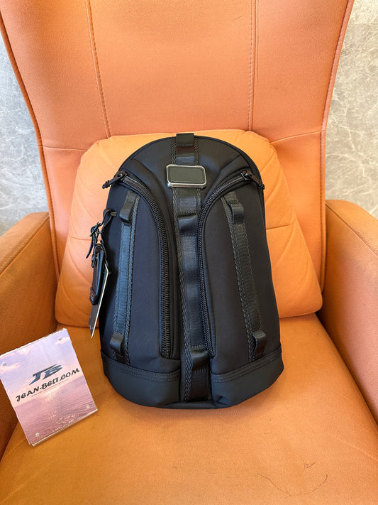 TUMI Alpha Bravo Sheppard Deluxe Backpack – Black Nylon