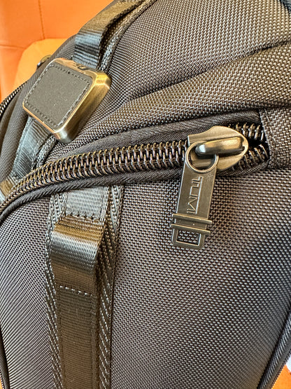 TUMI Alpha Bravo Sheppard Deluxe Backpack – Black Nylon