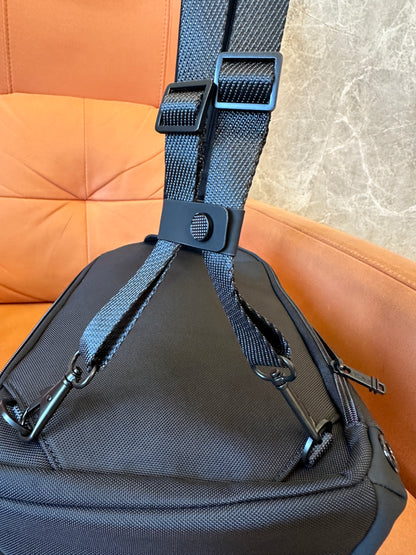 TUMI Alpha Bravo Sheppard Deluxe Backpack – Black Nylon