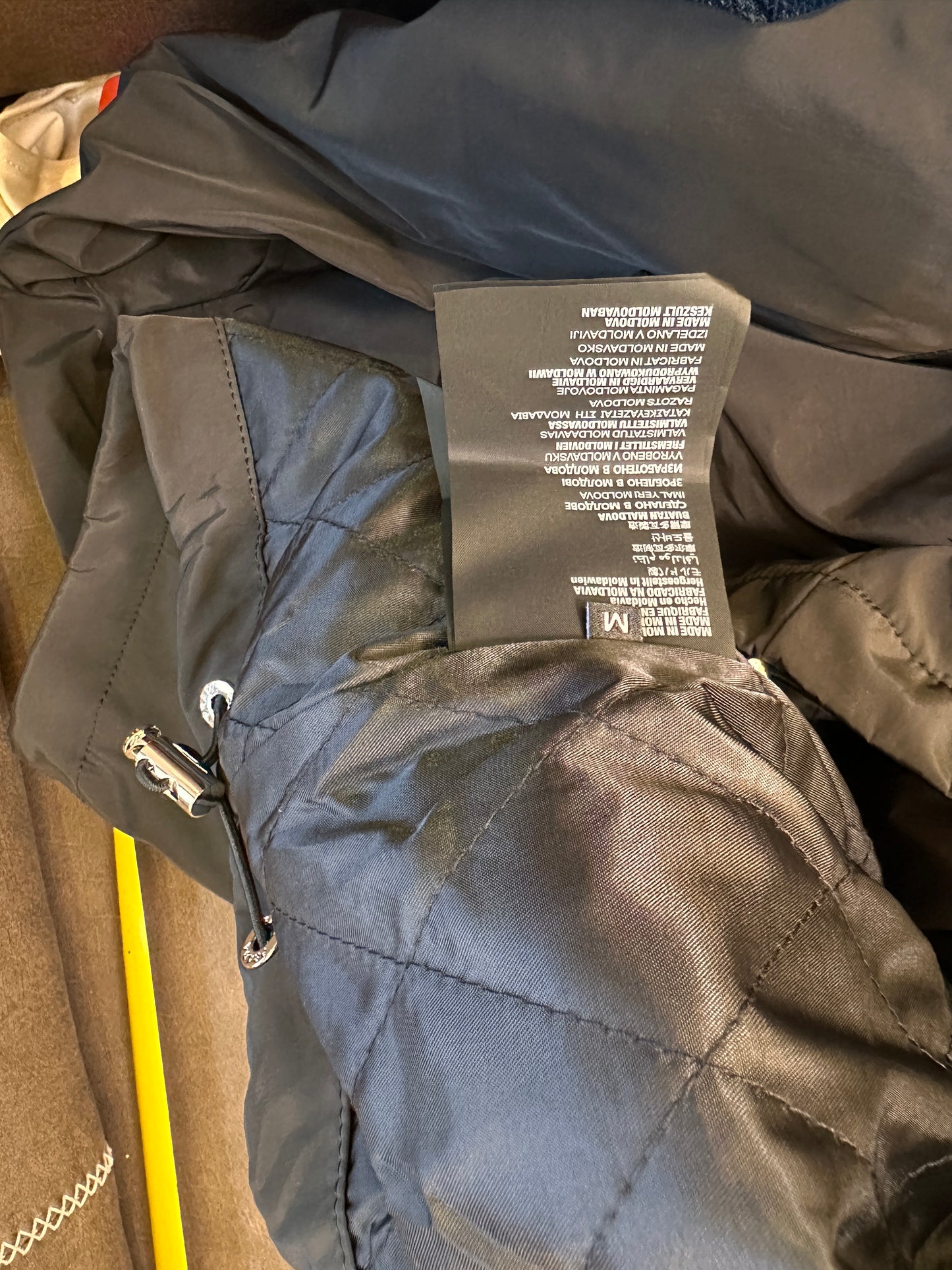 Jaqueta Prada clássica de nylon preta