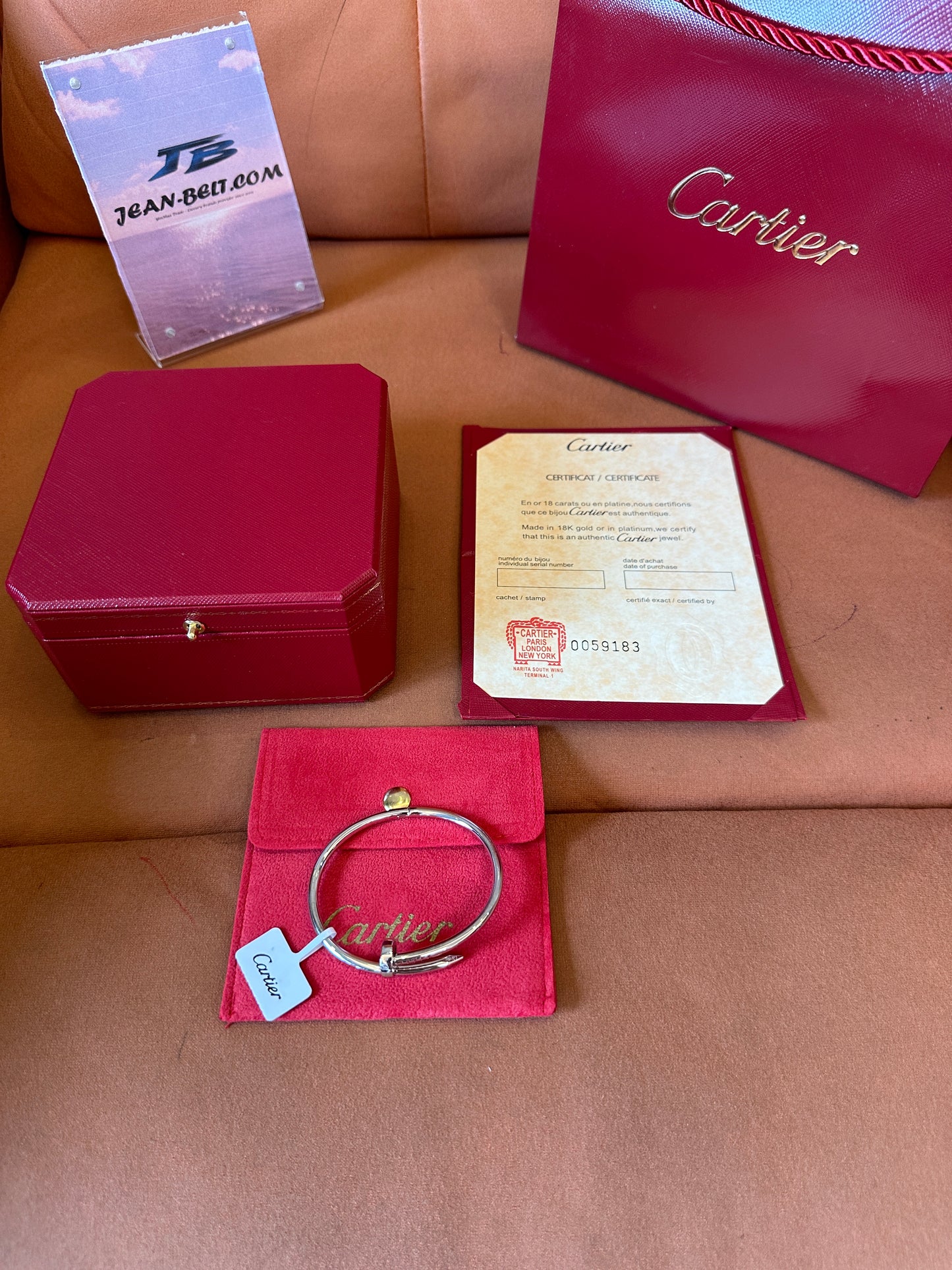 Cartier Juste Un Clou Bracelet 18K Rose Gold Vermeil