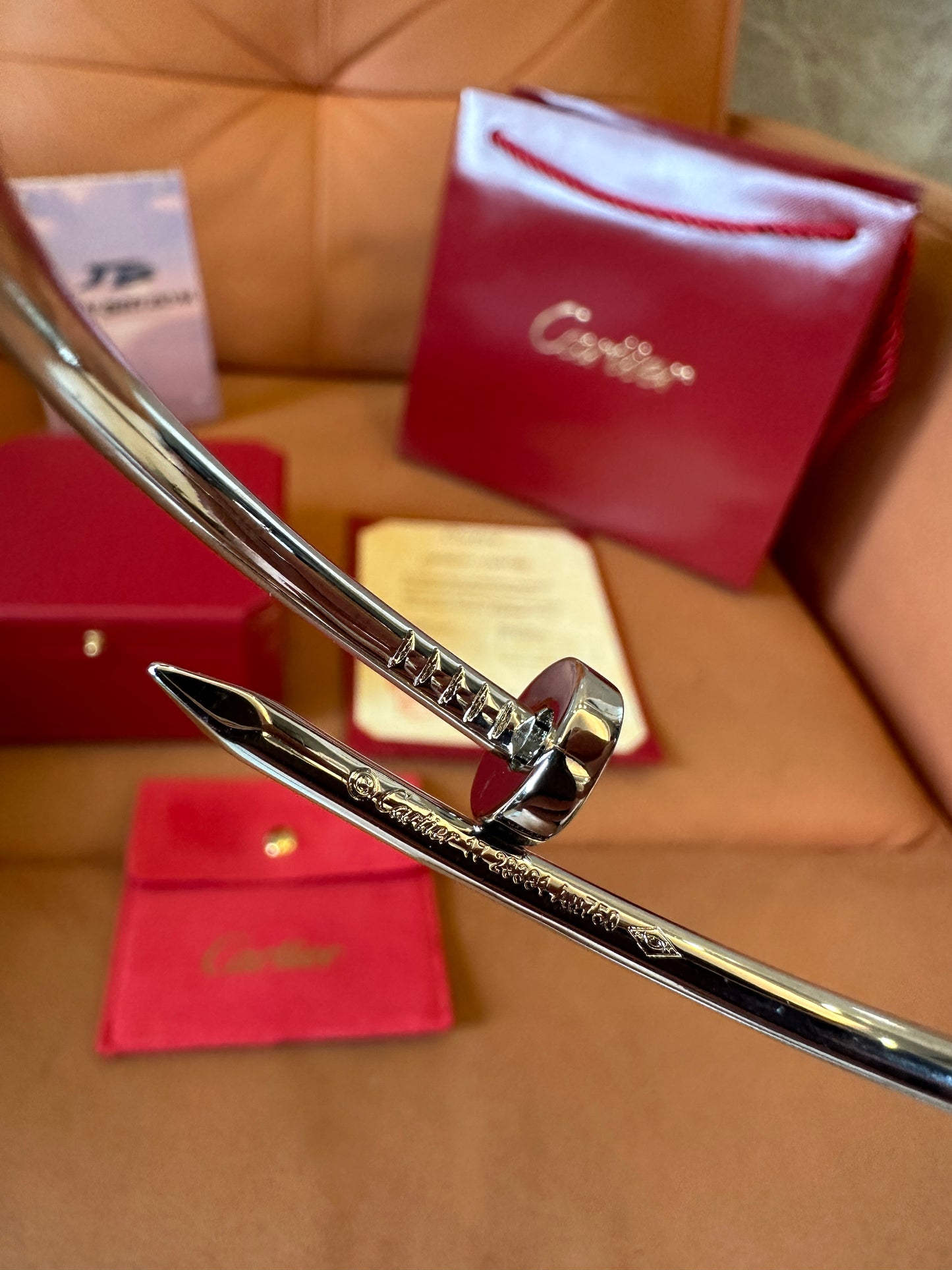 Cartier Juste Un Clou Bracelet 18K Rose Gold Vermeil