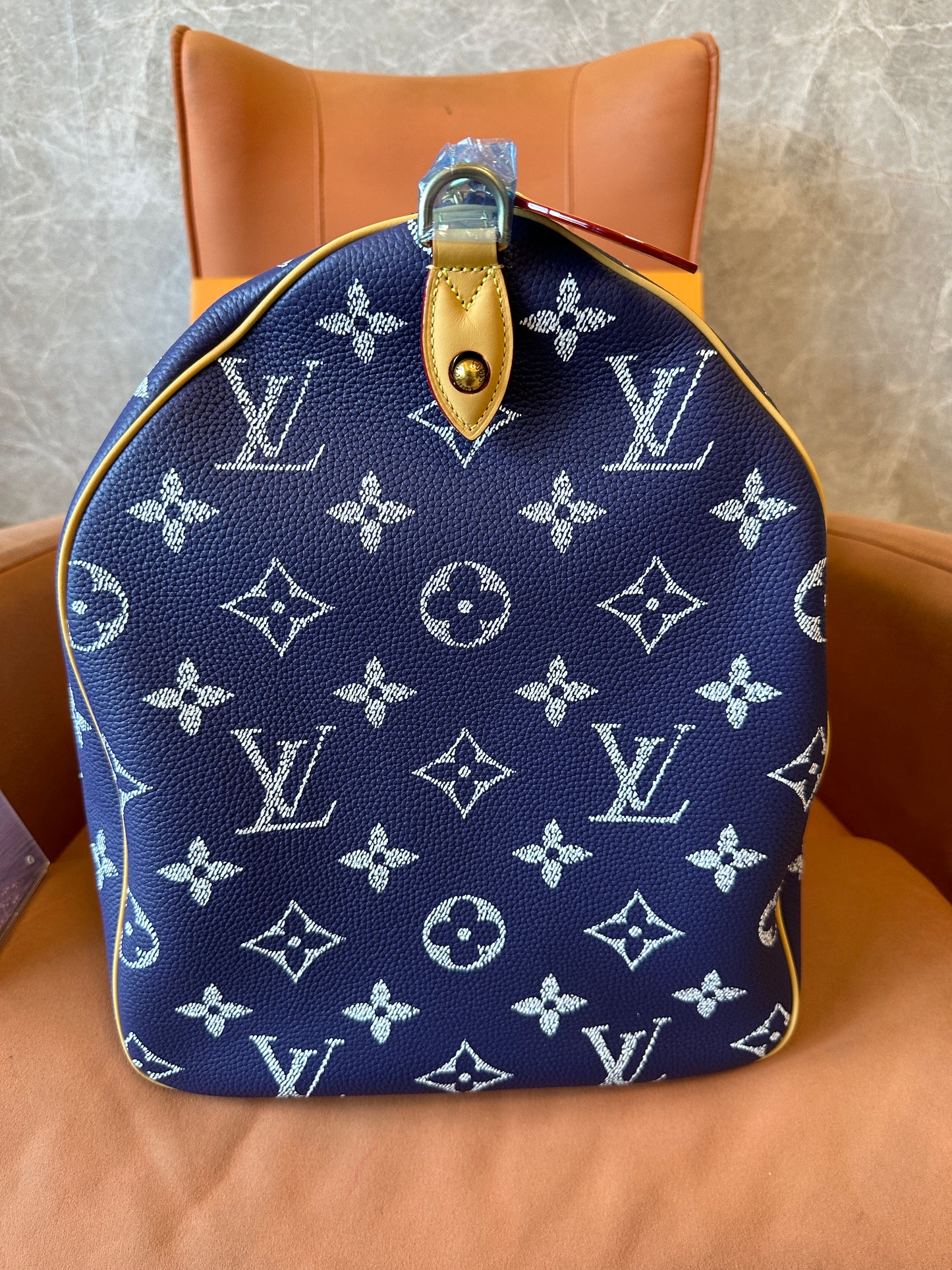 Louis Vuitton Keepall Bandoulière 50 Navy Monogram