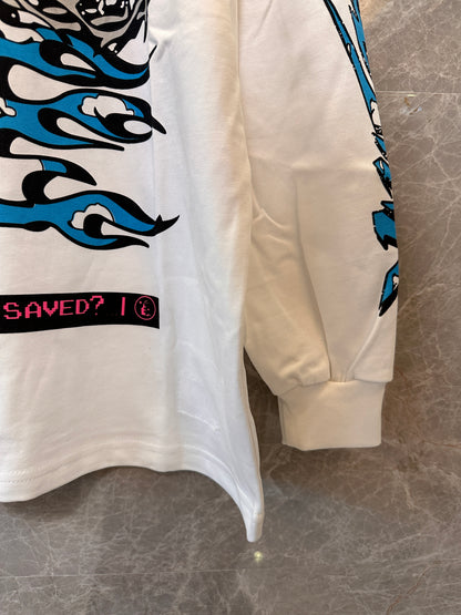 Camiseta de manga comprida com estampa Hellstar
