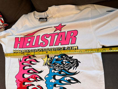 Camiseta de manga comprida com estampa Hellstar