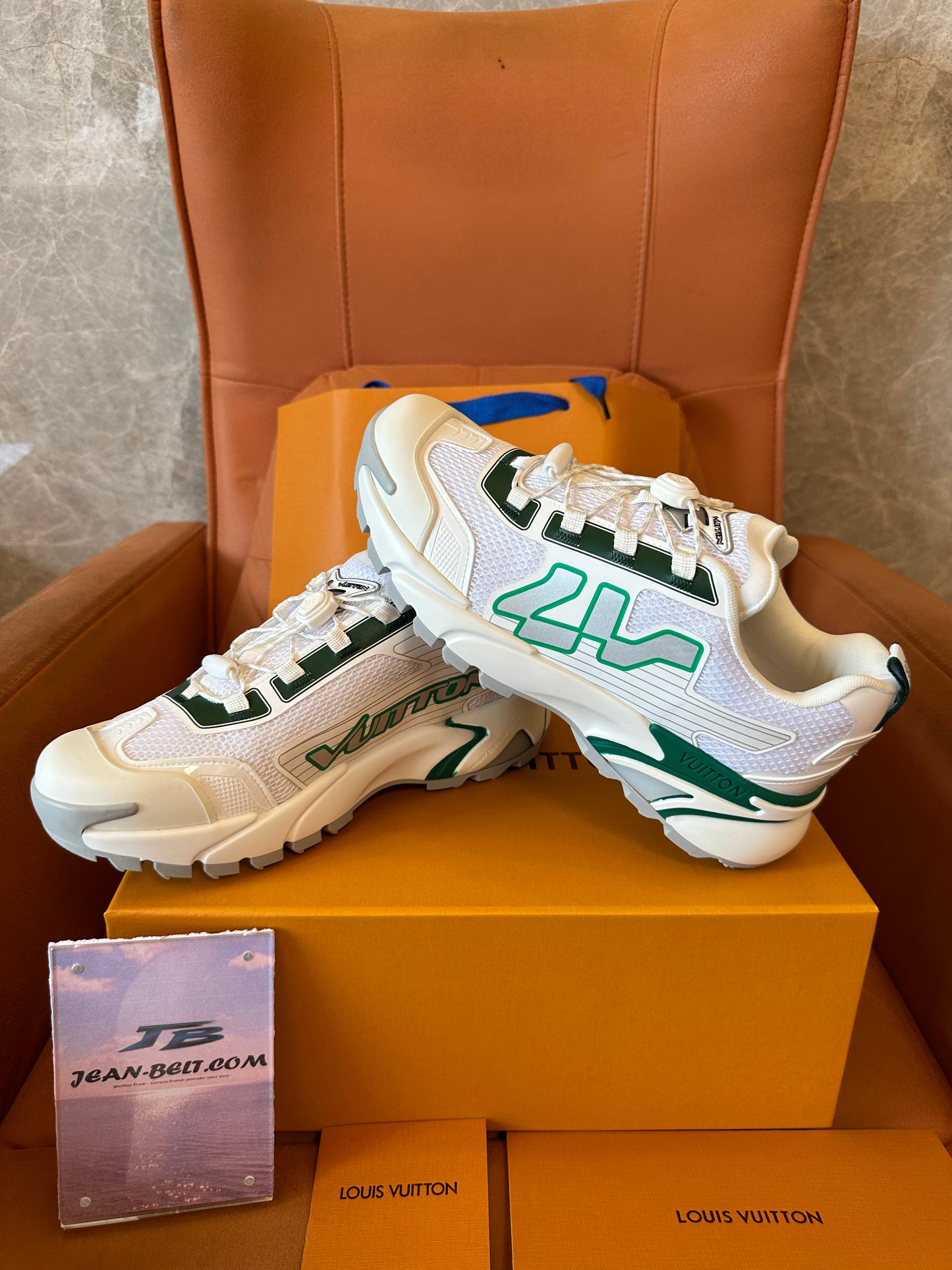 Louis Vuitton LV Runner Tatic Sneakers White Green