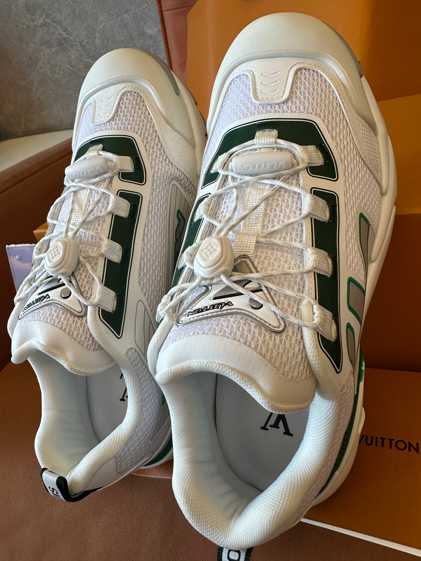 Louis Vuitton LV Runner Tatic Sneakers White Green