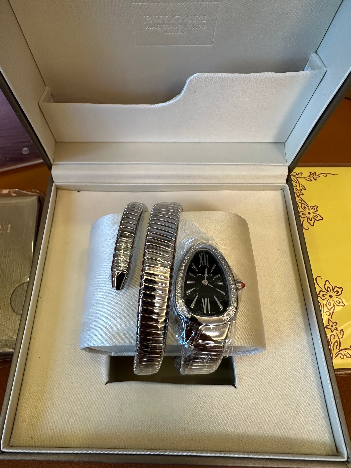 Bvlgari Serpenti Tubogas Watch with Bracelet Set