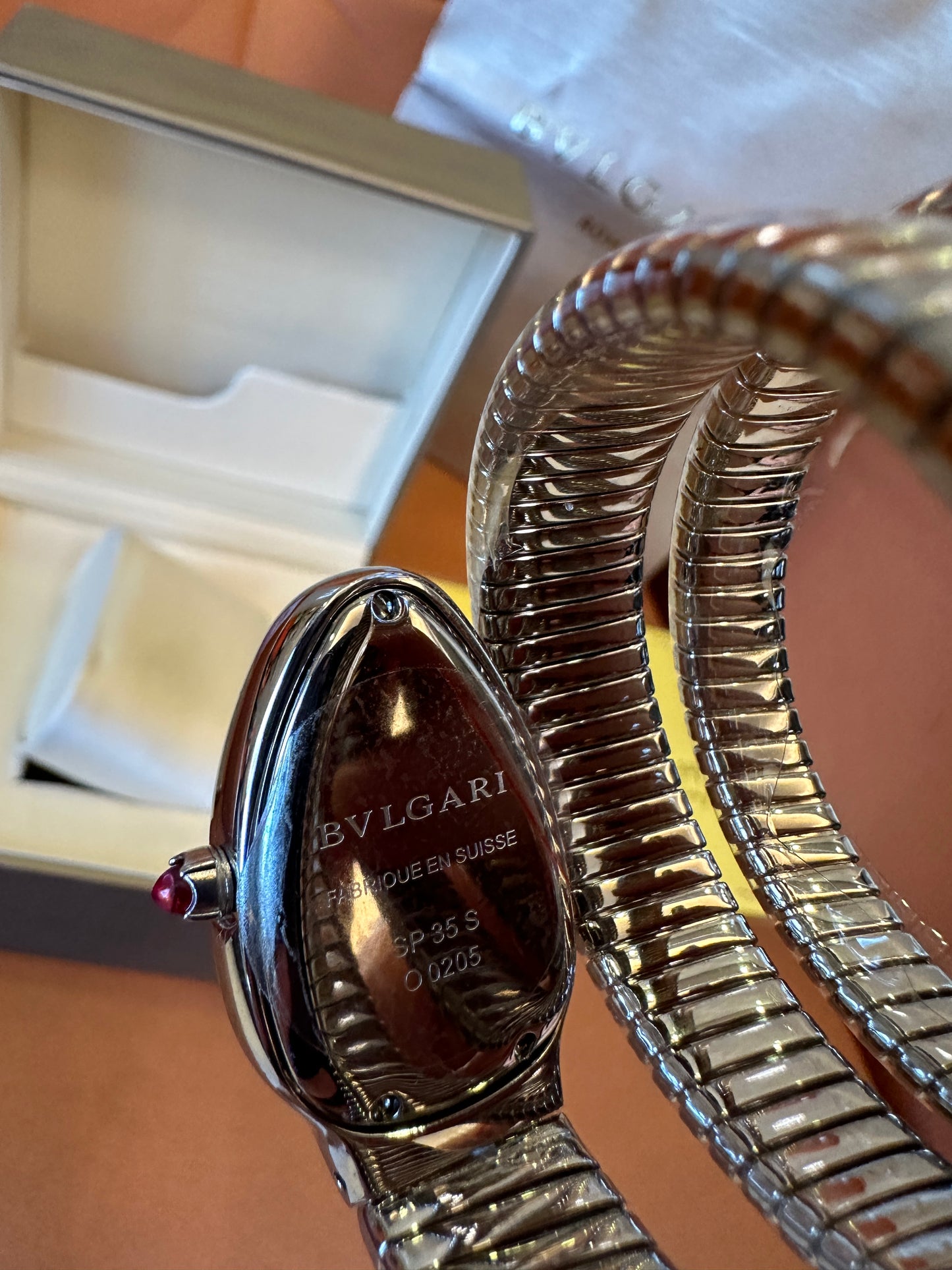 Bvlgari Serpenti Tubogas Watch with Bracelet Set