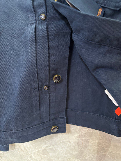 Louis Vuitton Monogram Pocket Denim Jacket Navy