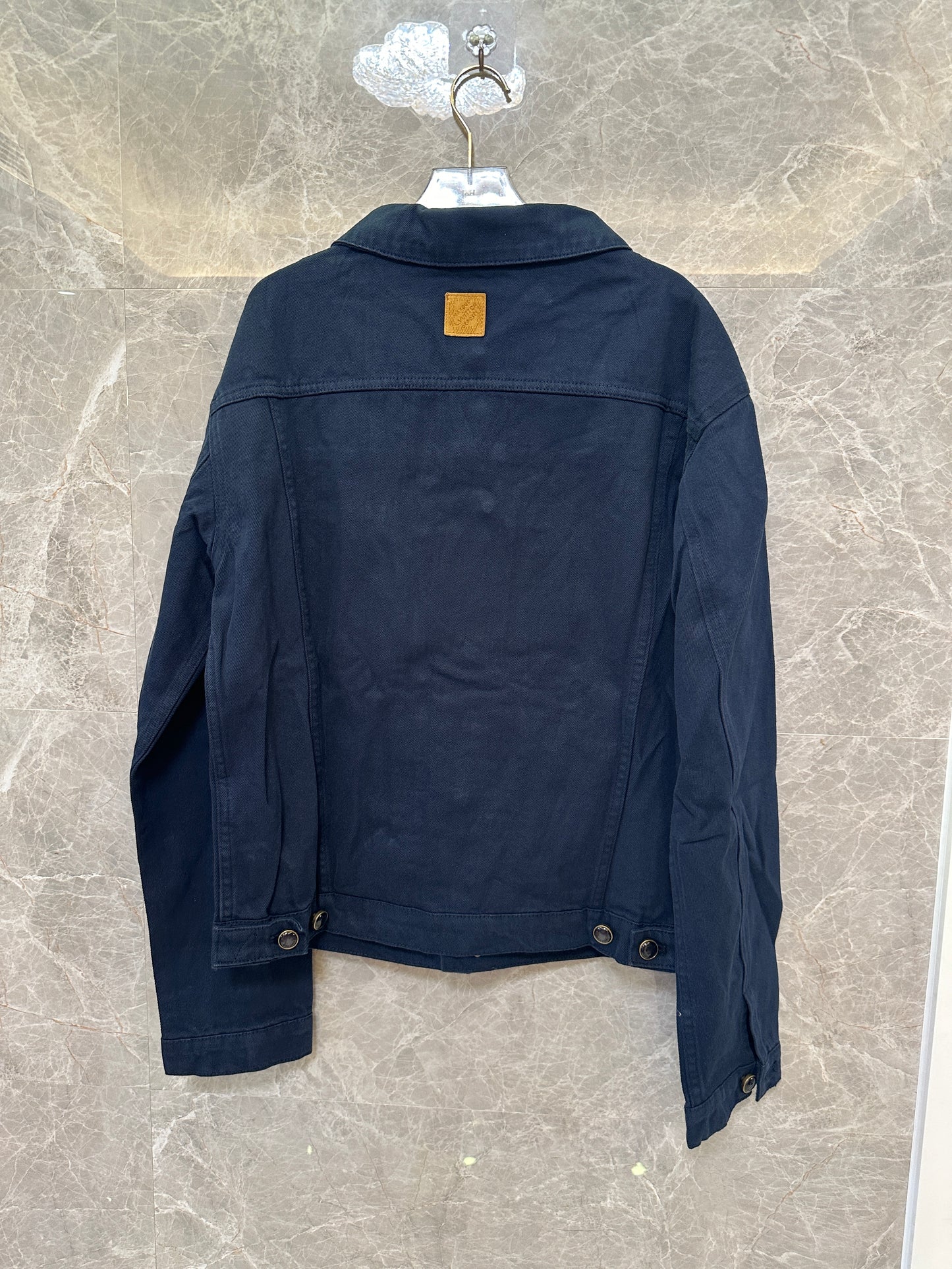 Louis Vuitton Monogram Pocket Denim Jacket Navy