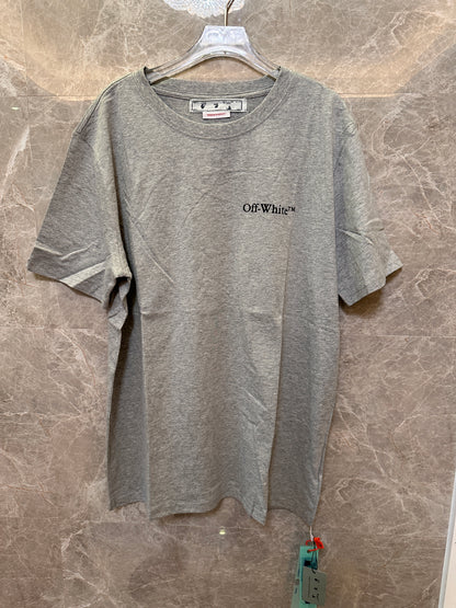 Camiseta de manga corta gris Off-White