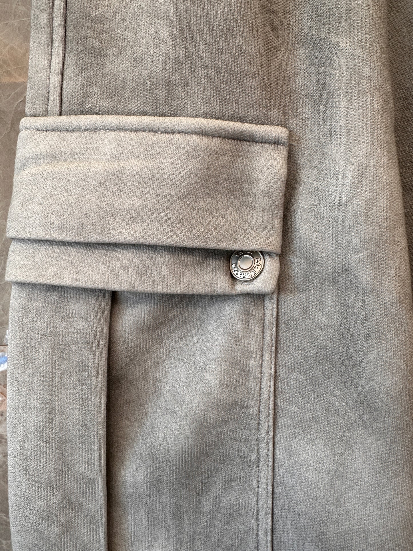 Balenciaga Washed Grey Cargo Pants