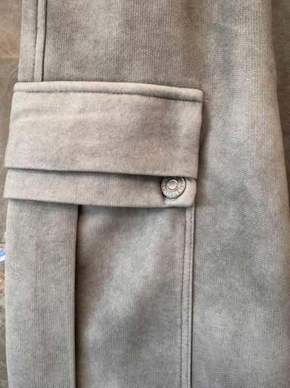Balenciaga Washed Grey Cargo Pants