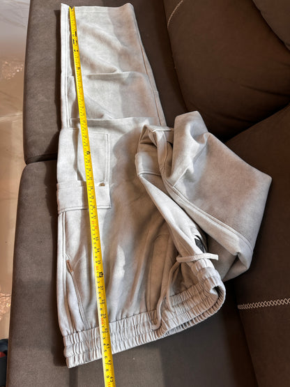 Balenciaga Washed Grey Cargo Pants