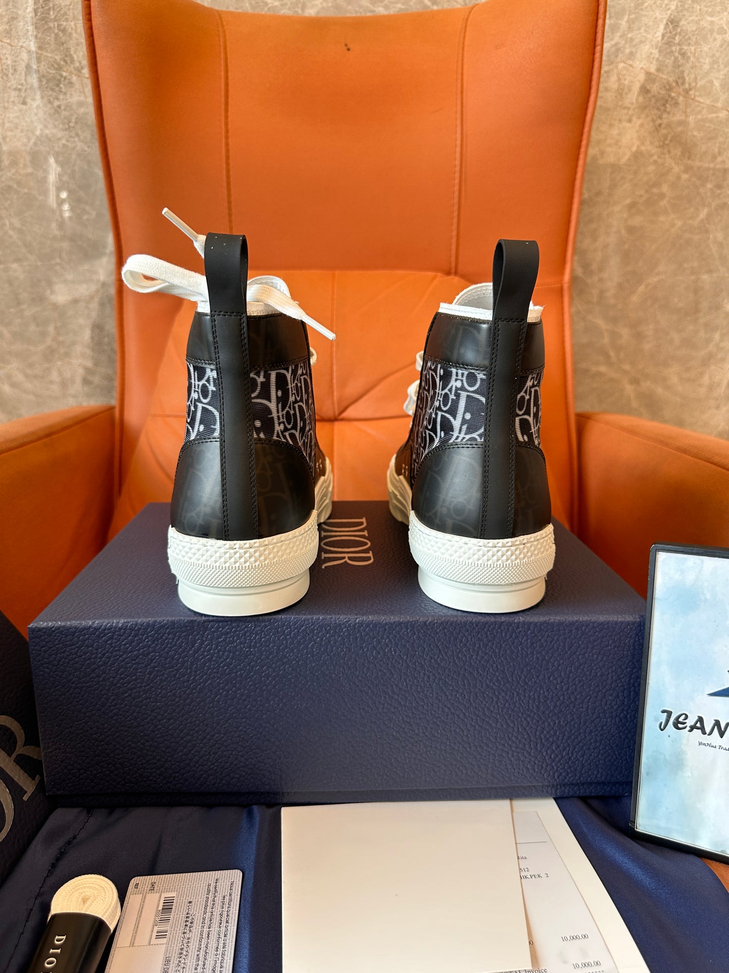 Zapatillas altas Dior B23 Oblique