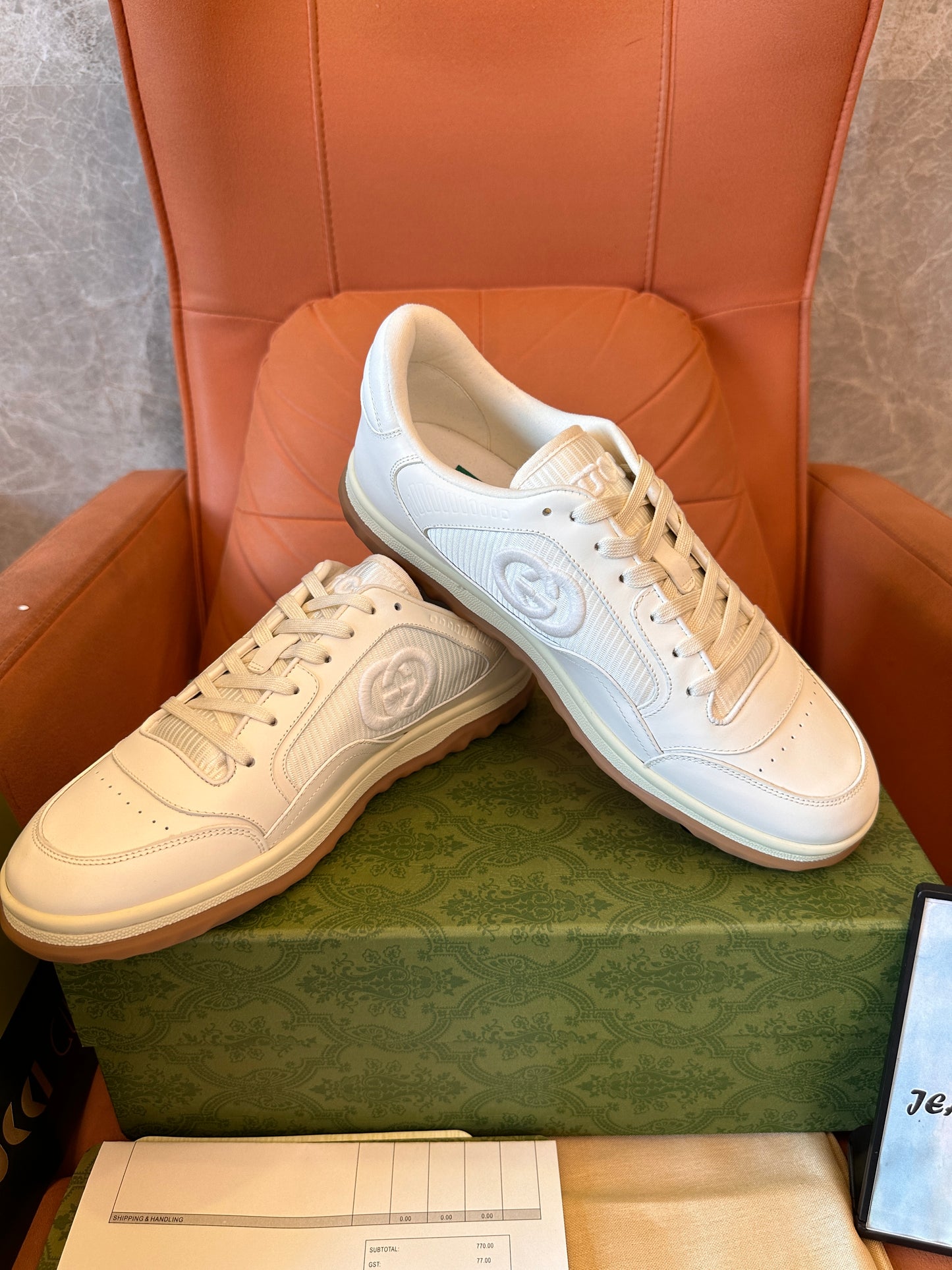Zapatillas de piel blanca Gucci Off The Grid