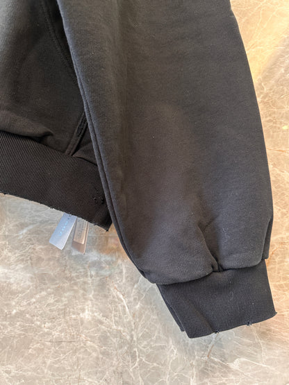 Balenciaga Metallic Logo Oversized Hoodie
