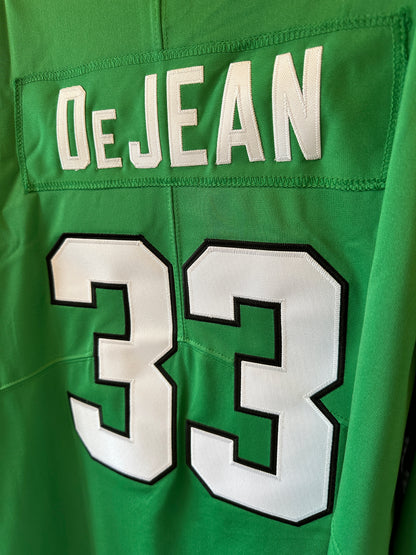 Philadelphia Eagles #33 DeJean Jersey – Kelly Green Game Edition