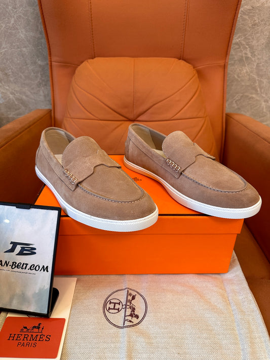 Mocasines de ante de Hermès