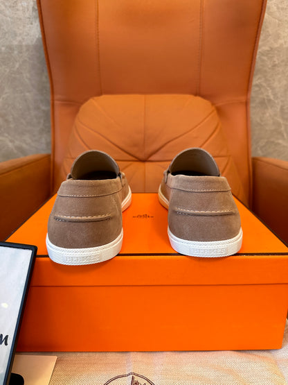 Mocasines de ante de Hermès