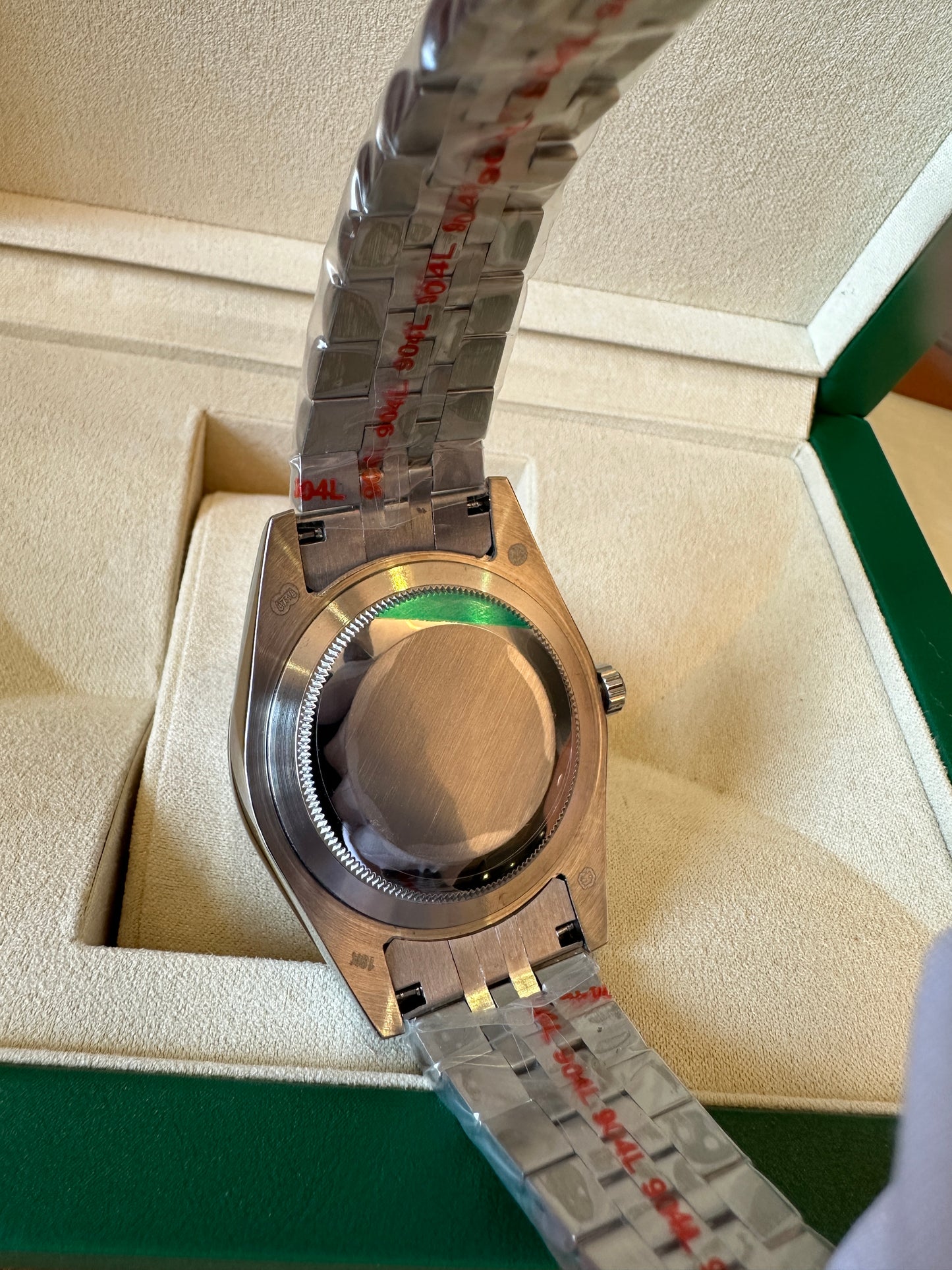 Rolex Datejust Green Dial 41mm Watch Jubilee Bracelet 904L Steel