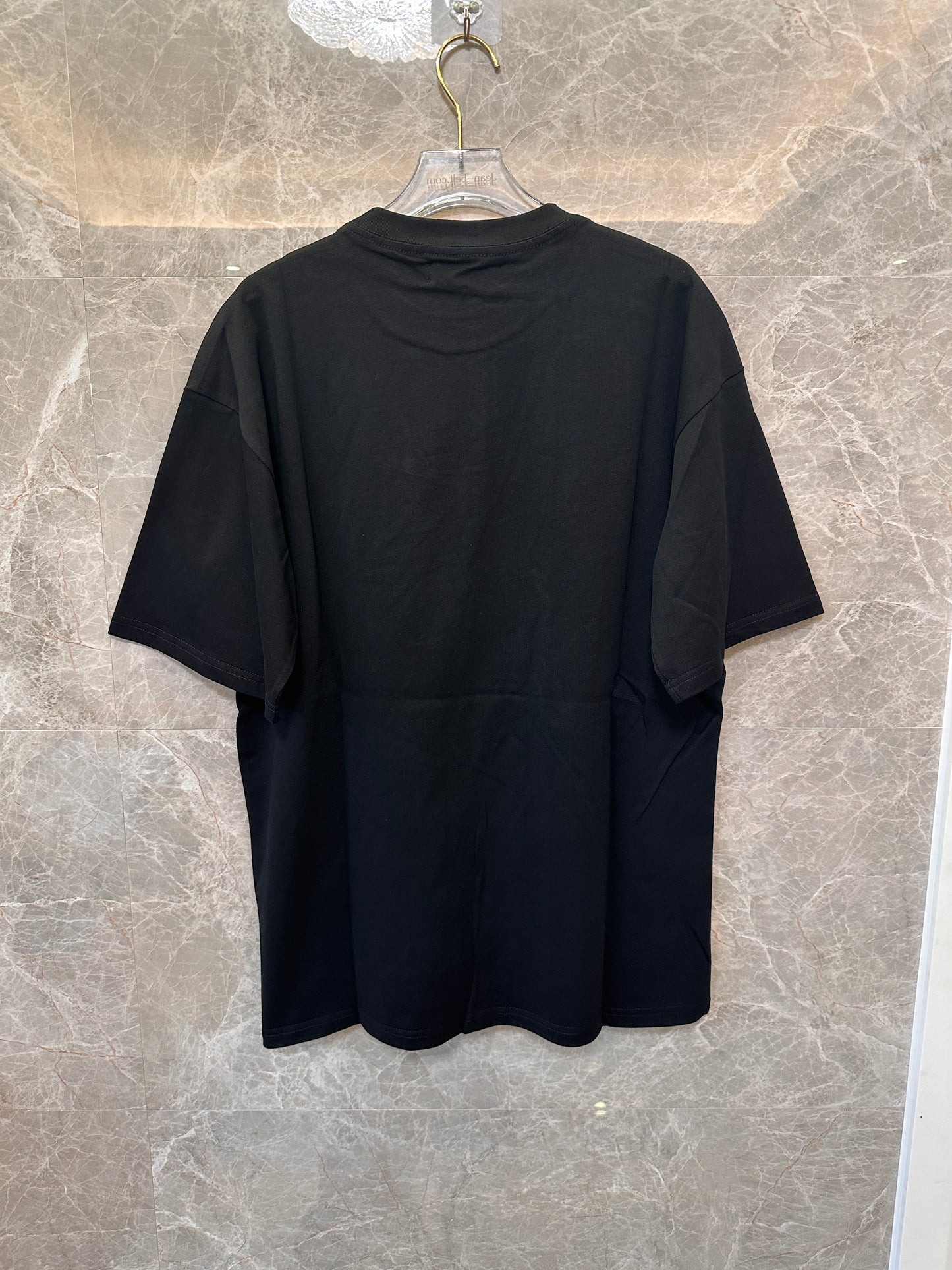 Amiri Black T-shirt with Red Snake Graphic