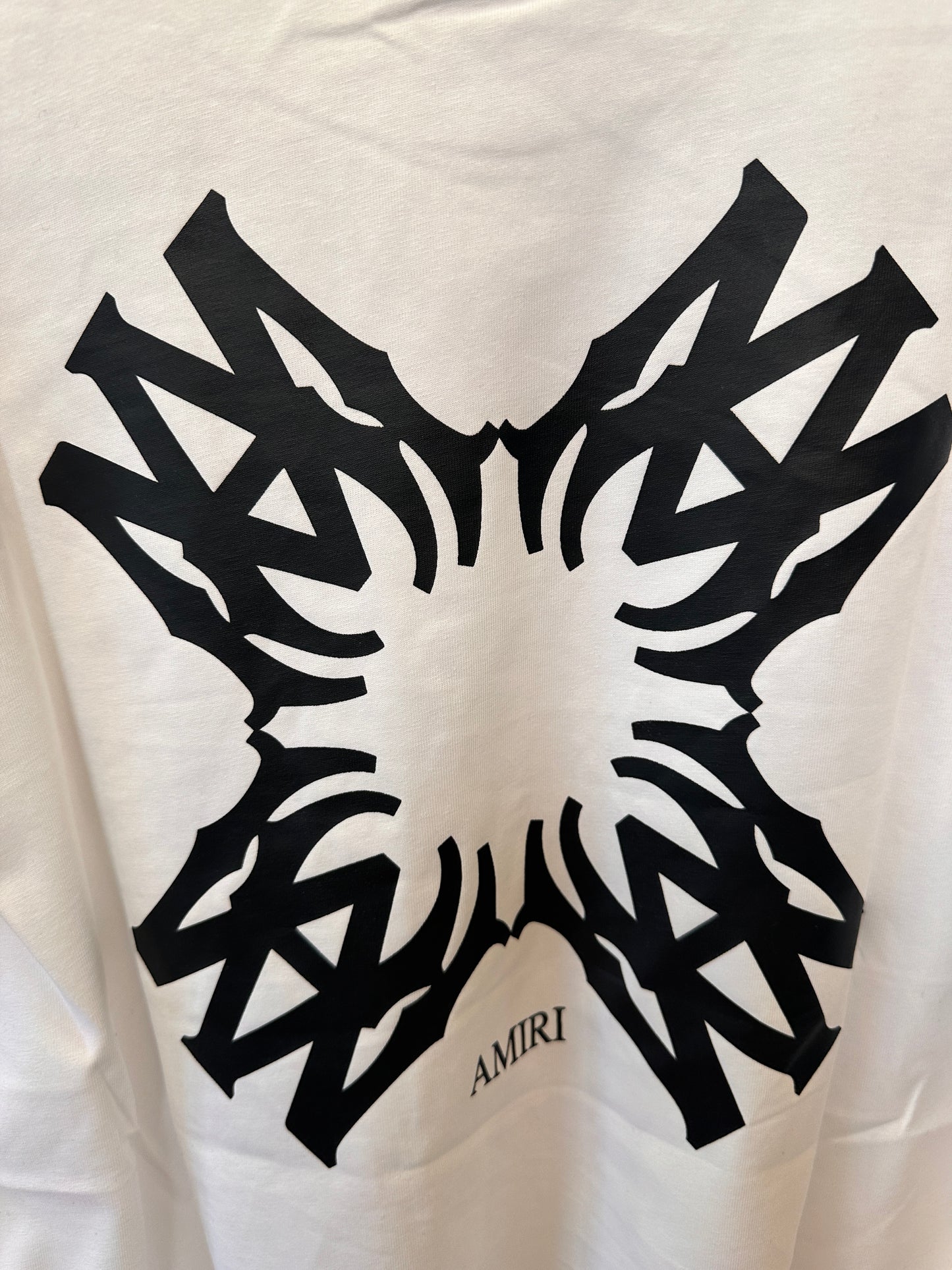 Amiri White Logo Print T-shirt