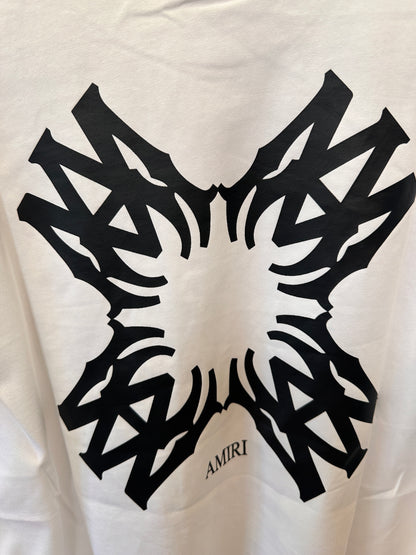 Amiri White Logo Print T-shirt