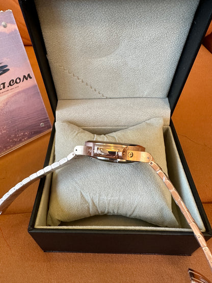 Patek Philippe Nautilus Rose Gold Automatic Watch with Moonphase Display