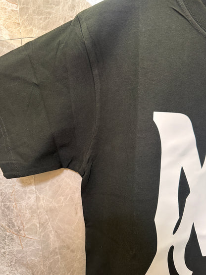 Amiri Black T-shirt with Iconic MA Logo