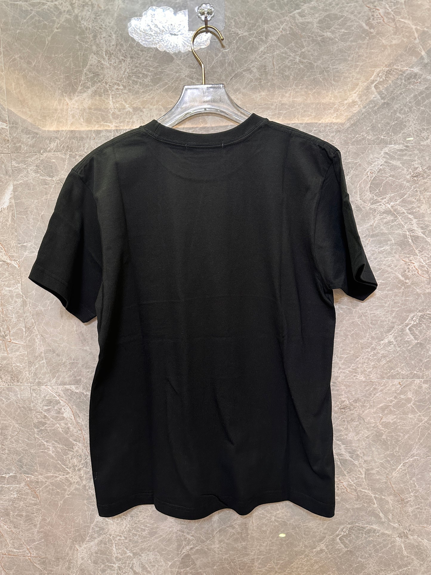 Amiri Black T-shirt with Iconic MA Logo
