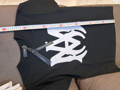 Amiri Black T-shirt with Iconic MA Logo