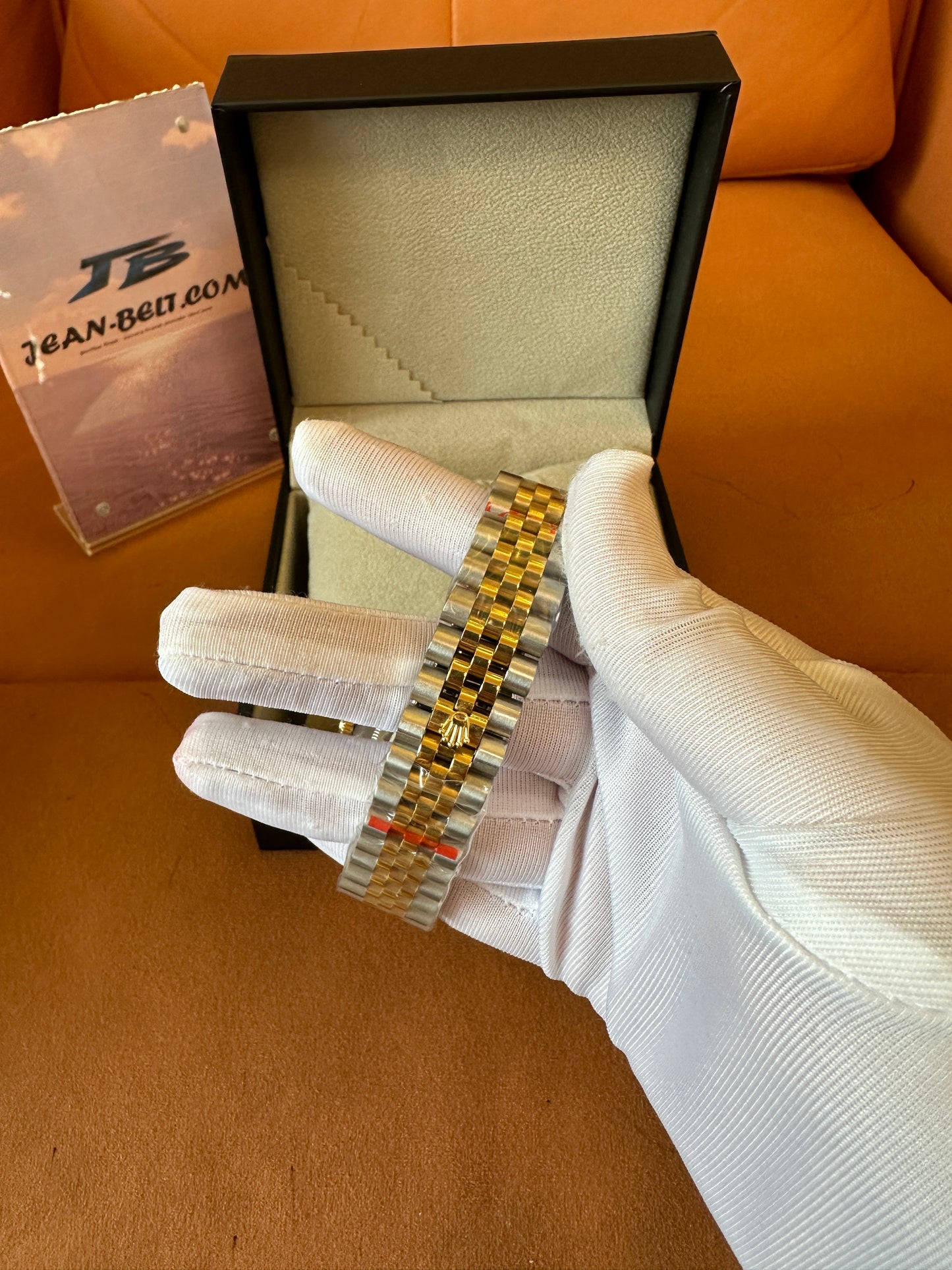 Rolex Datejust 36mm Blue Diamond Dial Two-Tone Watch