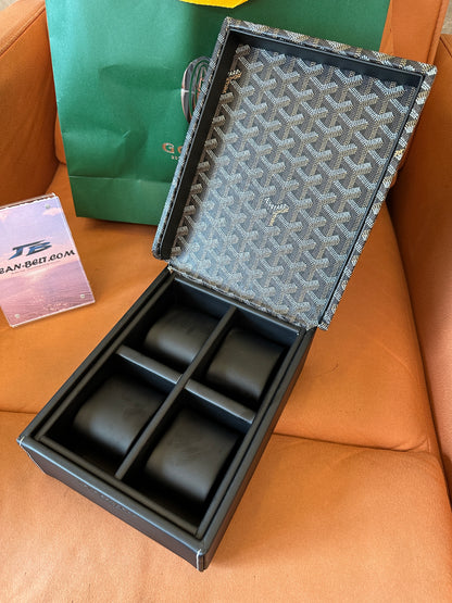 Goyard Caixa de Luxo para 4 Relógios