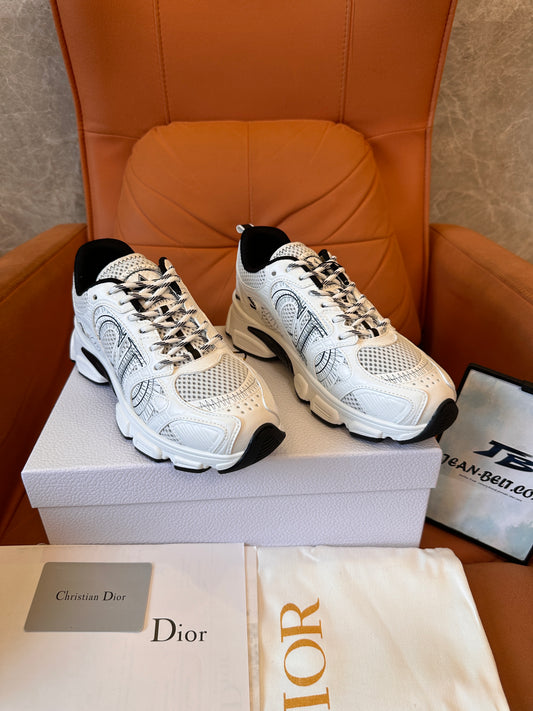 Zapatillas blancas de malla Dior B30
