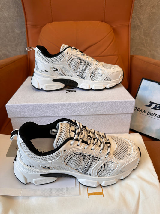 Zapatillas blancas de malla Dior B30