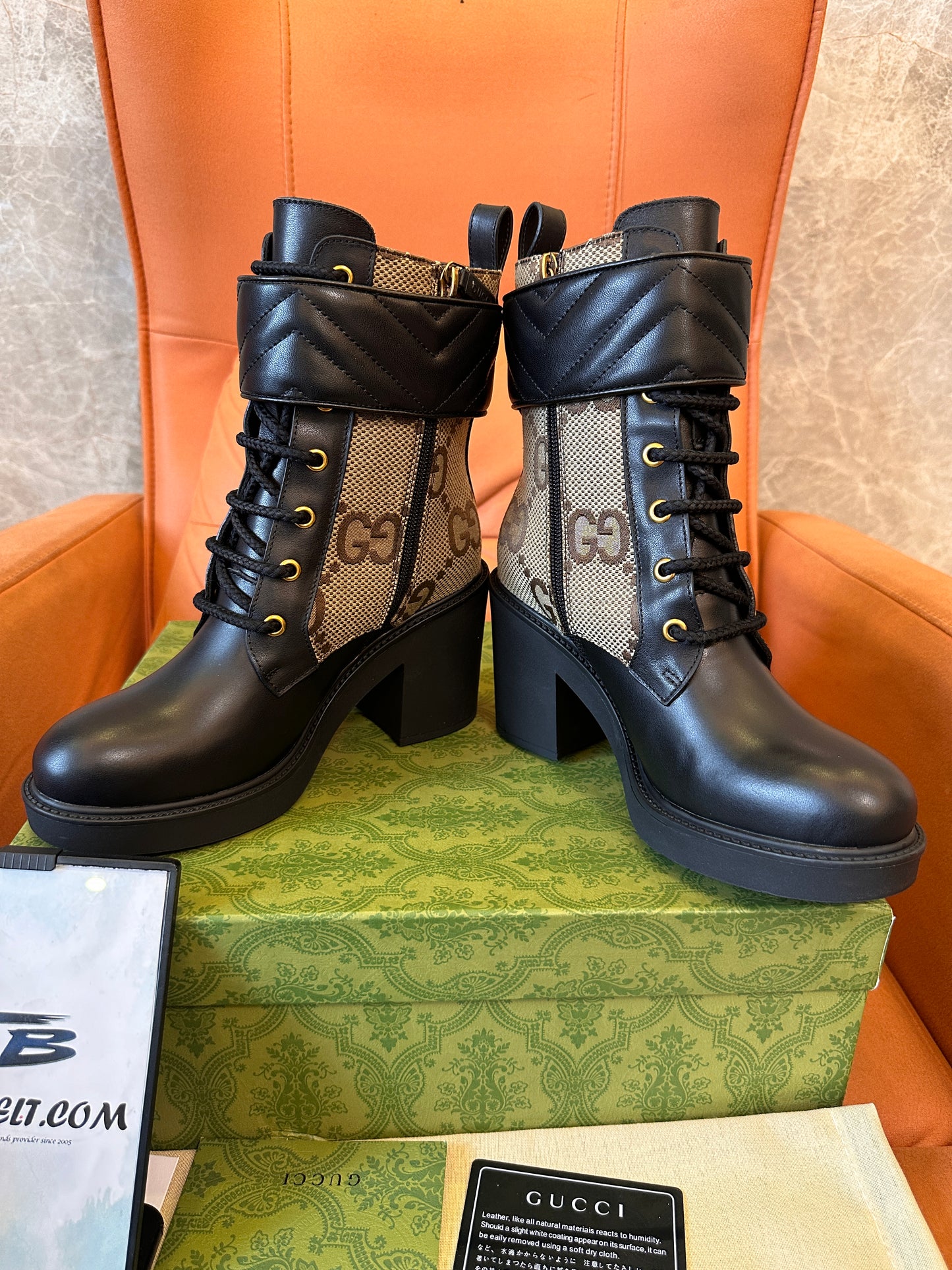 Botines acolchados GG de Gucci