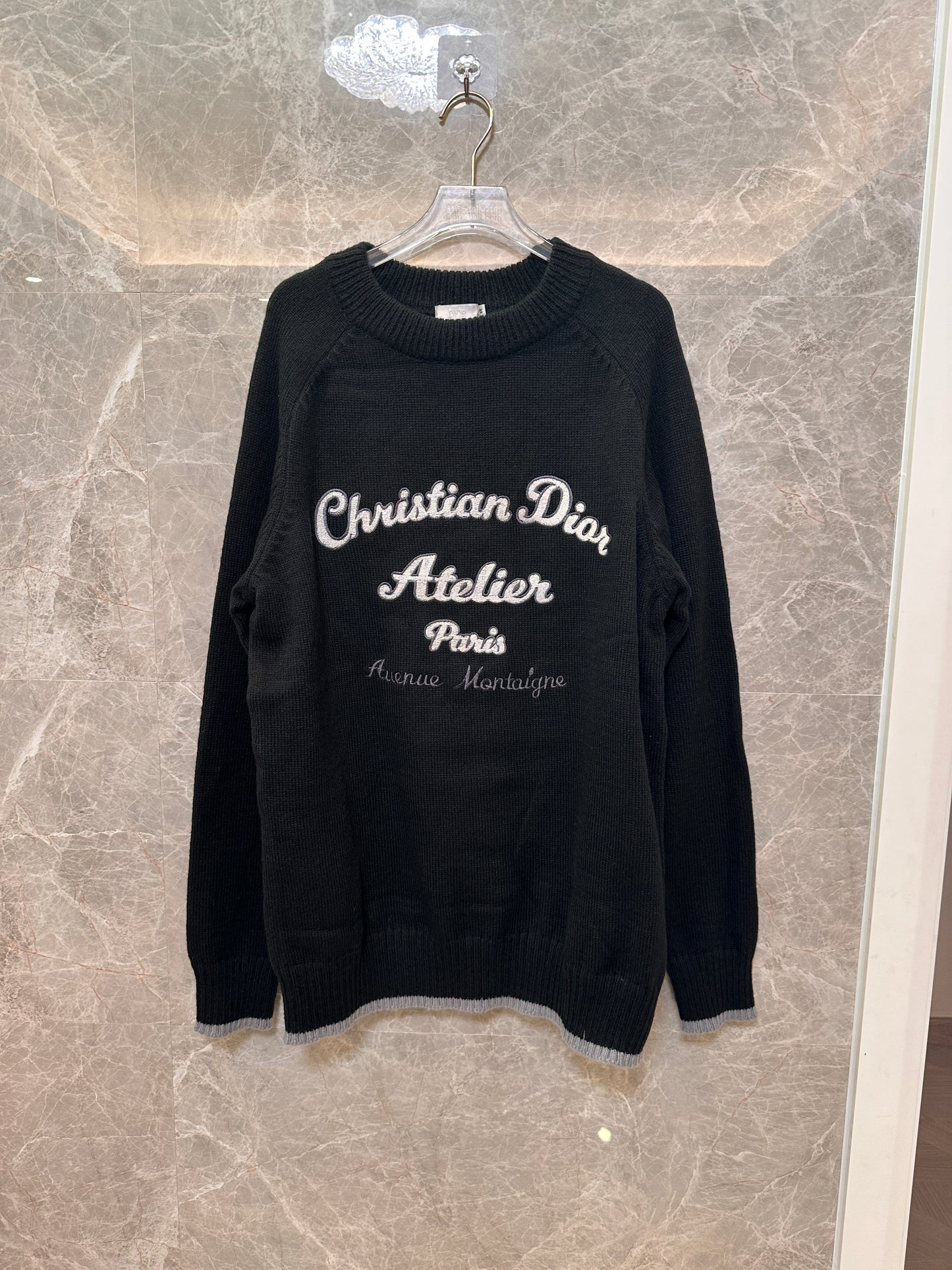 Christian Dior Atelier Black Wool Sweater – Avenue Montaigne