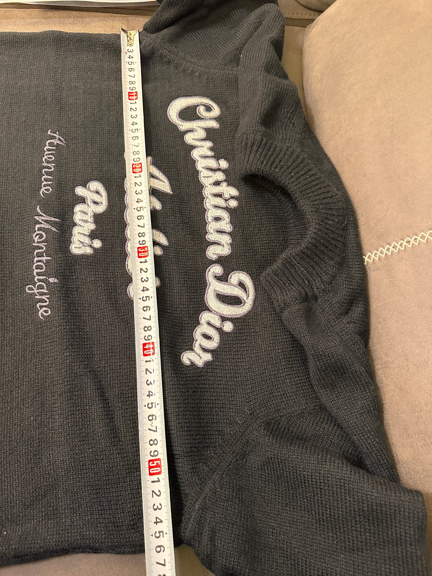 Christian Dior Atelier Black Wool Sweater – Avenue Montaigne