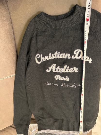 Christian Dior Atelier Black Wool Sweater – Avenue Montaigne