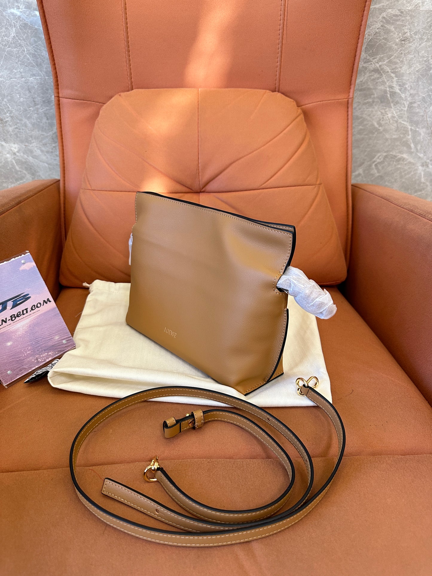 Loewe Flamenco Mini Bag Tan Napa Leather